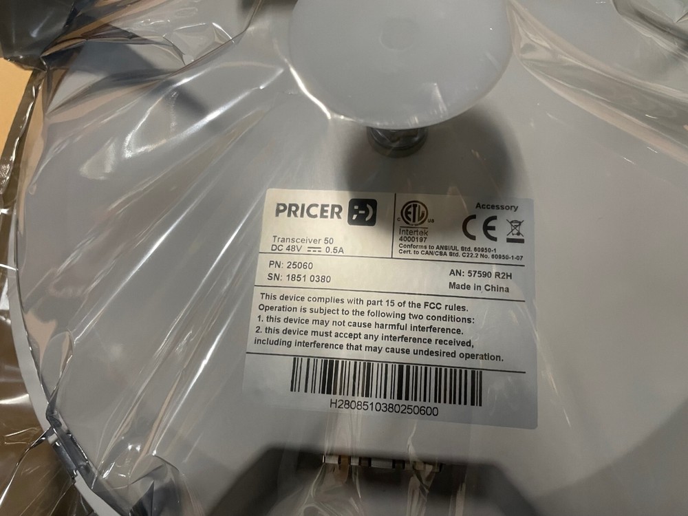 PRICER Transceiver 50 - 25060 R2H - NEW, SEALED