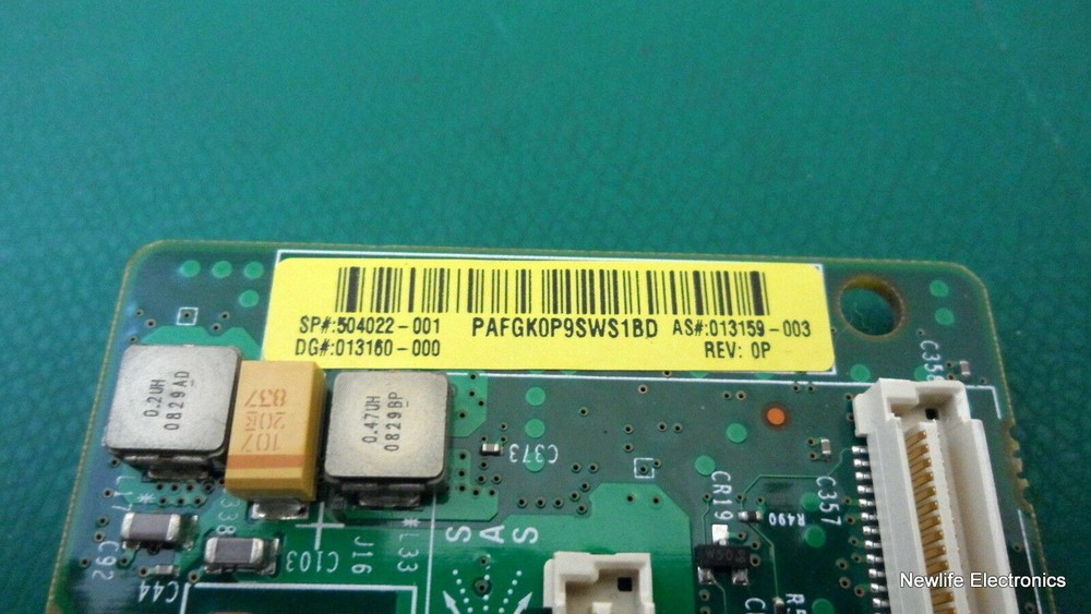 HP 504022-001 Smart Array P400 PCIe x8 Low-profile SAS Controller Card