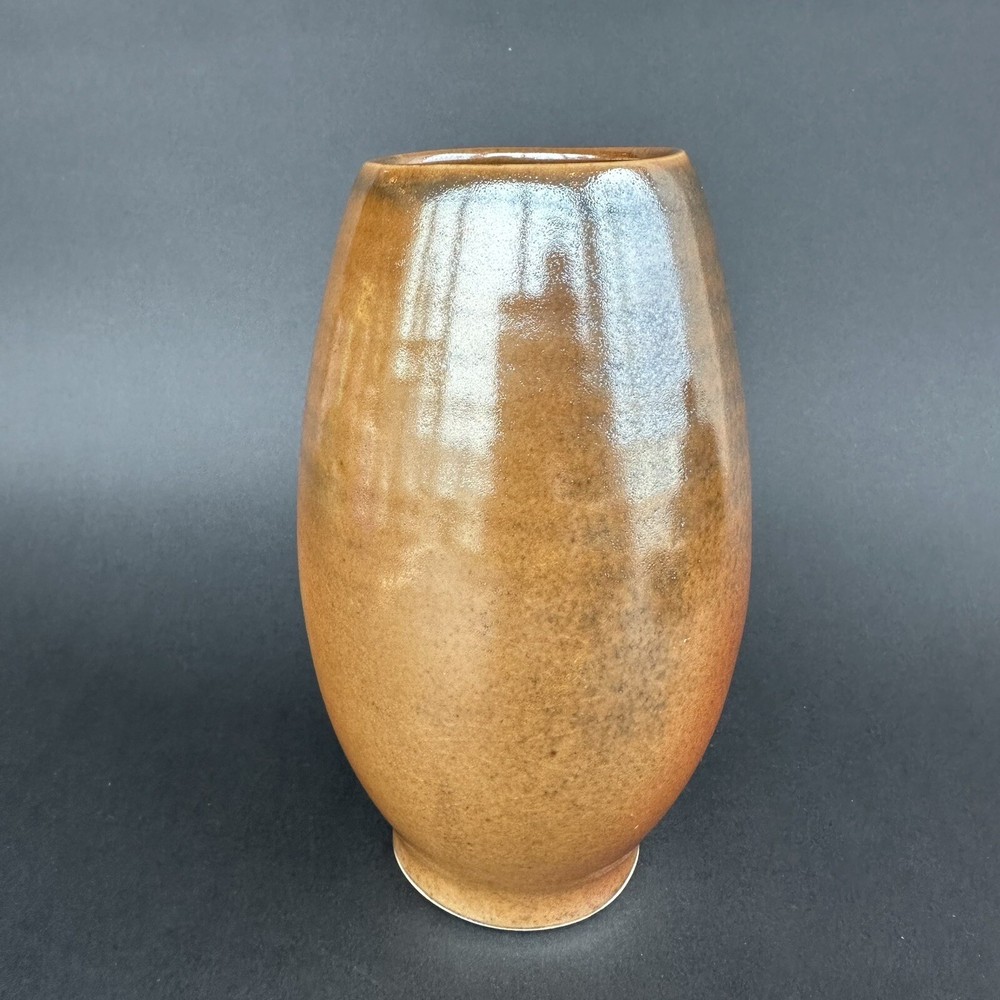 Rhoda Fleischman Flashpoint Art Works Pottery Vase 6"