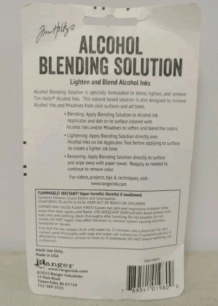 Ranger Tim Holtz Alcohol Ink Blending Solution 2 fl oz