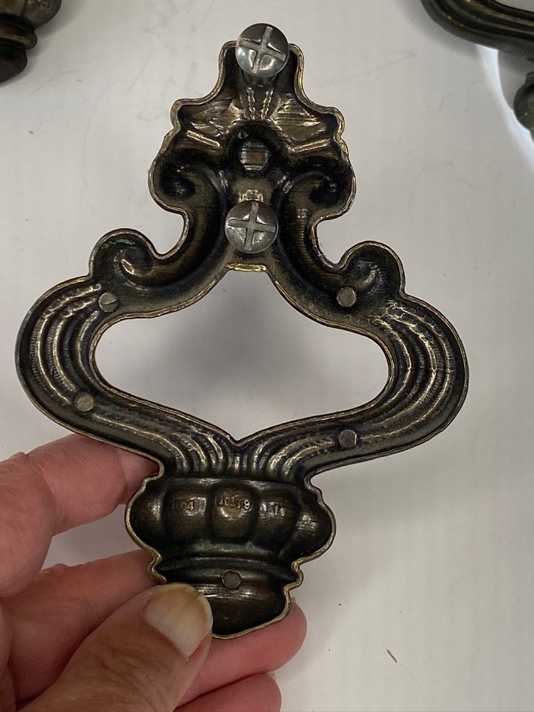 1.25" inch Centers Vintage Cabinet Handle drawer pull MCM 4 pcs.