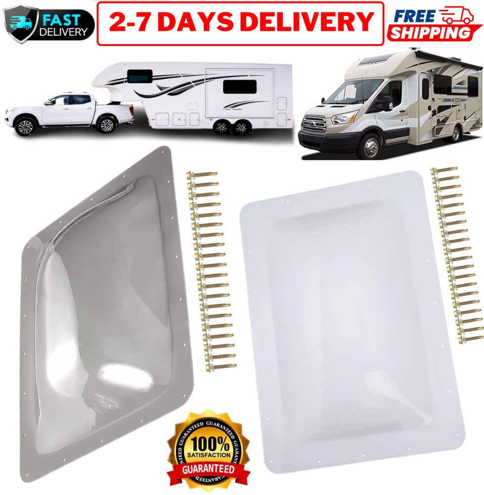 Universal RV Skylight Outer Dome White/Smoke/Clear Bubble Covers Camper Trailer