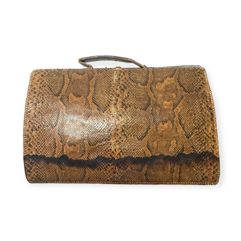Vintage/Antique Snakeskin Leather Briefcase