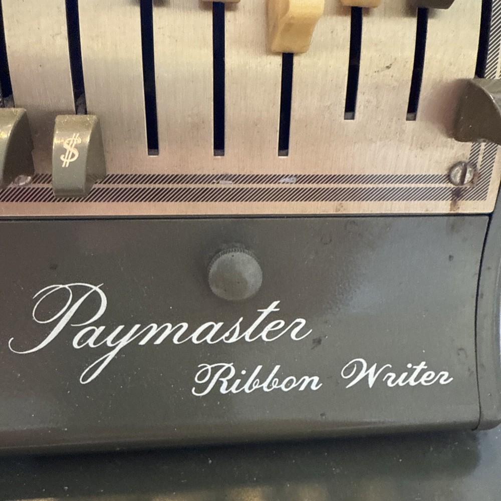 Paymaster Ribbon Writer Series 8000 With Key