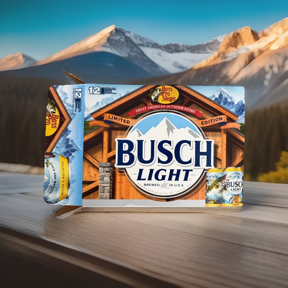 BUSCH LIGHT BASS PRO EMPTY 12 PACK