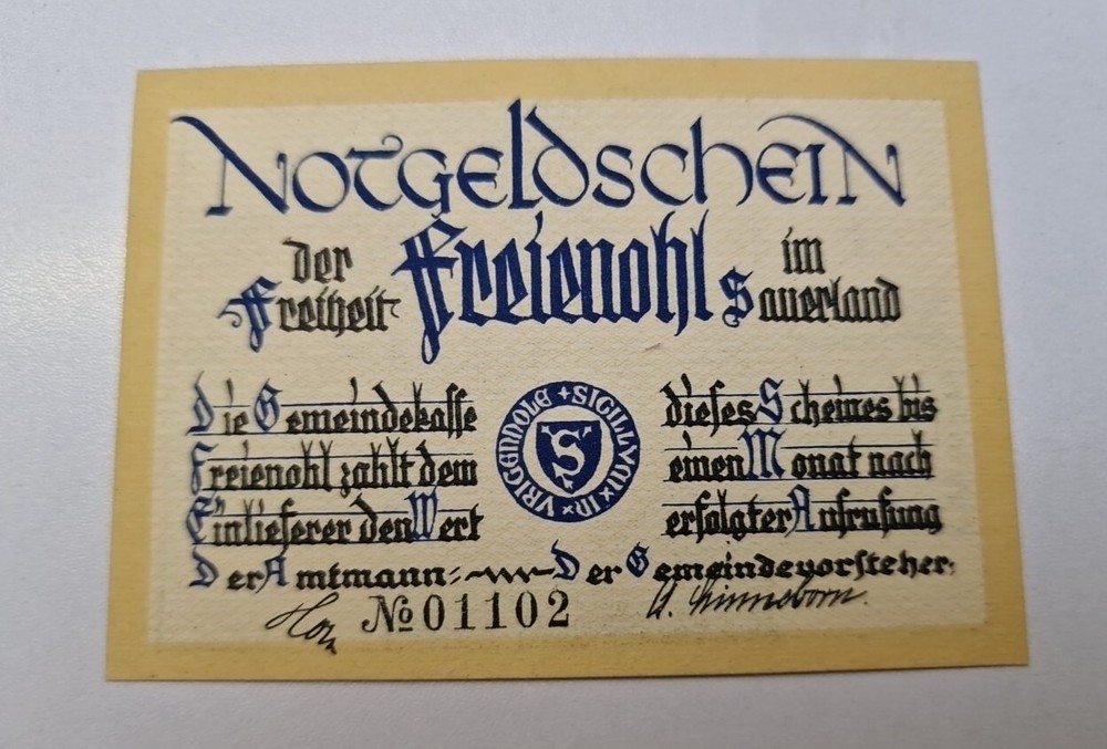1 Mark Excellent Condition Old BANKNOTE Germany