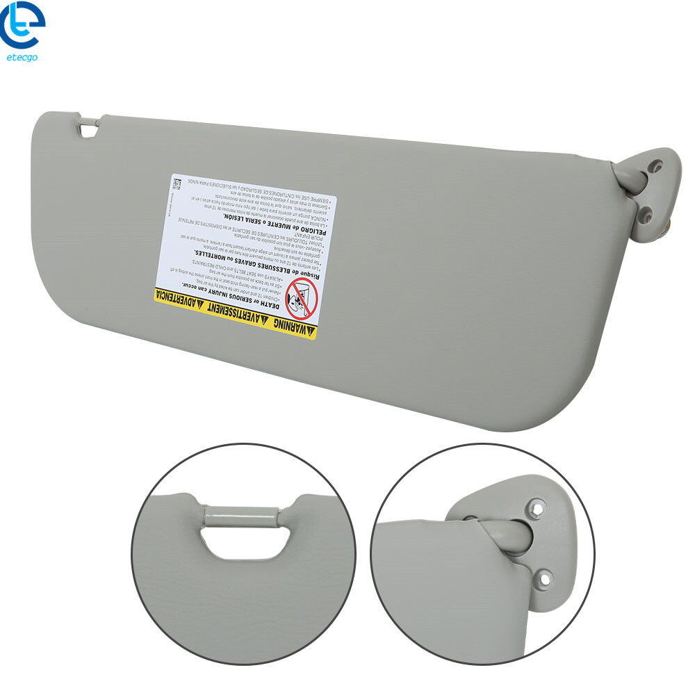 For 2009-2013 2014 Ford E150 E250 E350 Van Sun Visor Gray Left Driver Side