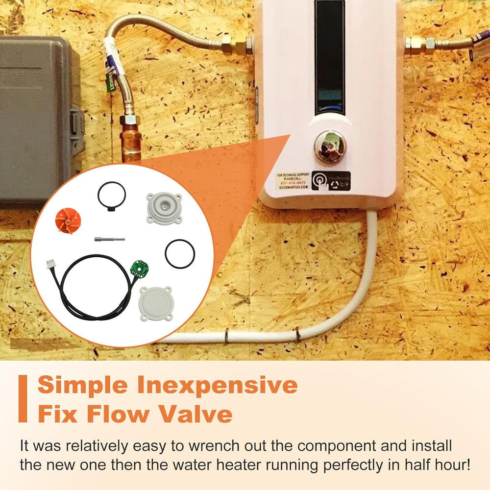 Fsa Nfsml Flow Sensor Replacement for EcoSmart, Tankless Electric Water Heaters