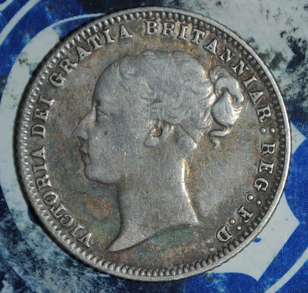 1876 Great Britain 6 Pence {{{Y588