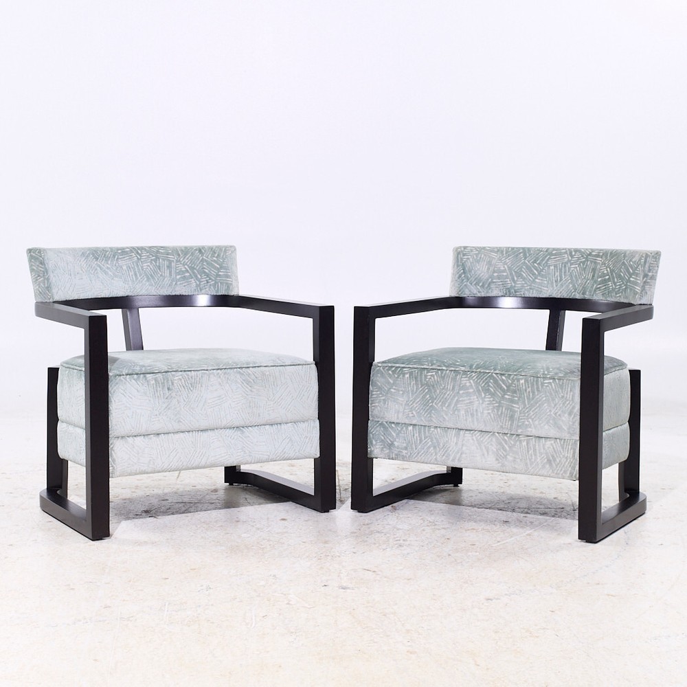 Hellman Chang Tao Lounge Chairs - Pair