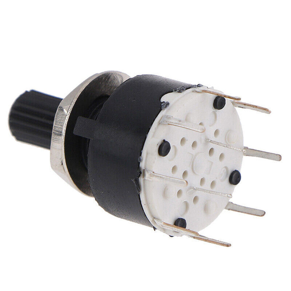 Rotary Switch 2 Pole 3 4 position 1 Pole 5 6 8 Position Axis Band Switch SR16MM