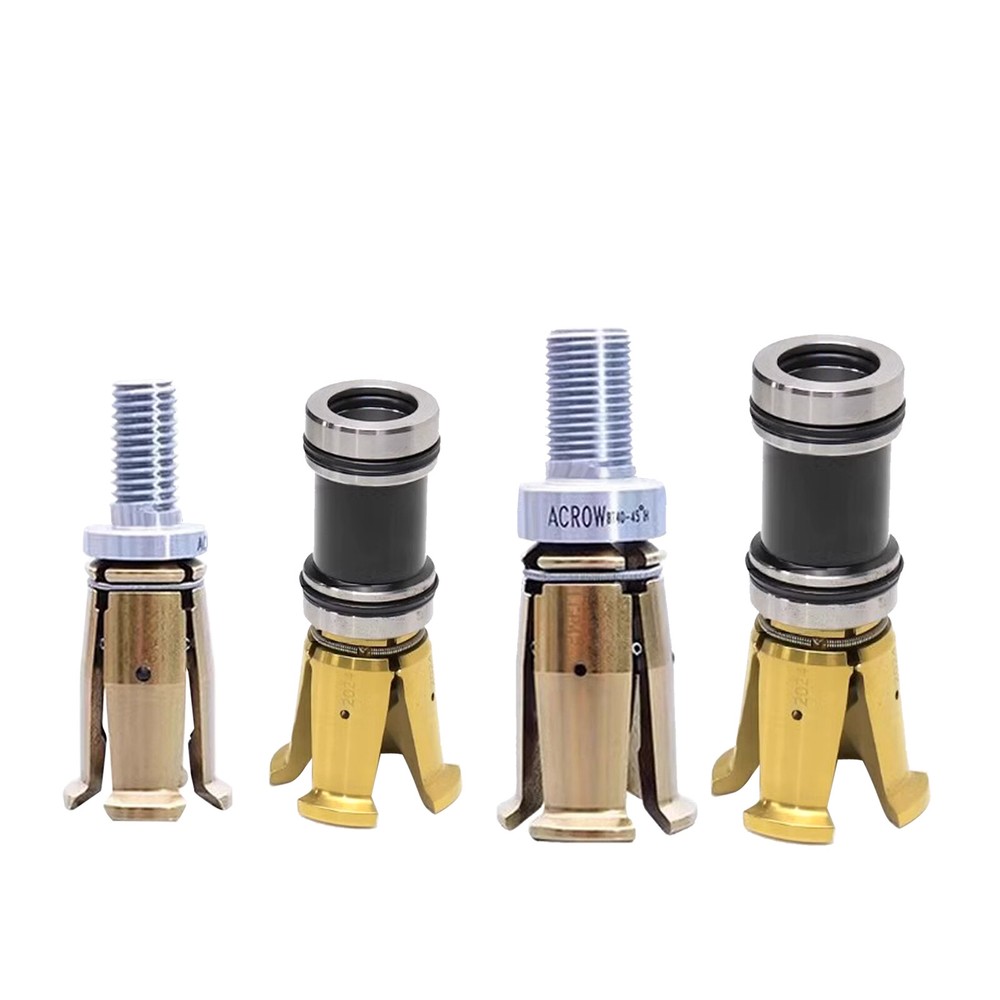 BT30 BT40 45° External Threaded Spindle Claw Clamp 4 Petal Pull Clamp Claw