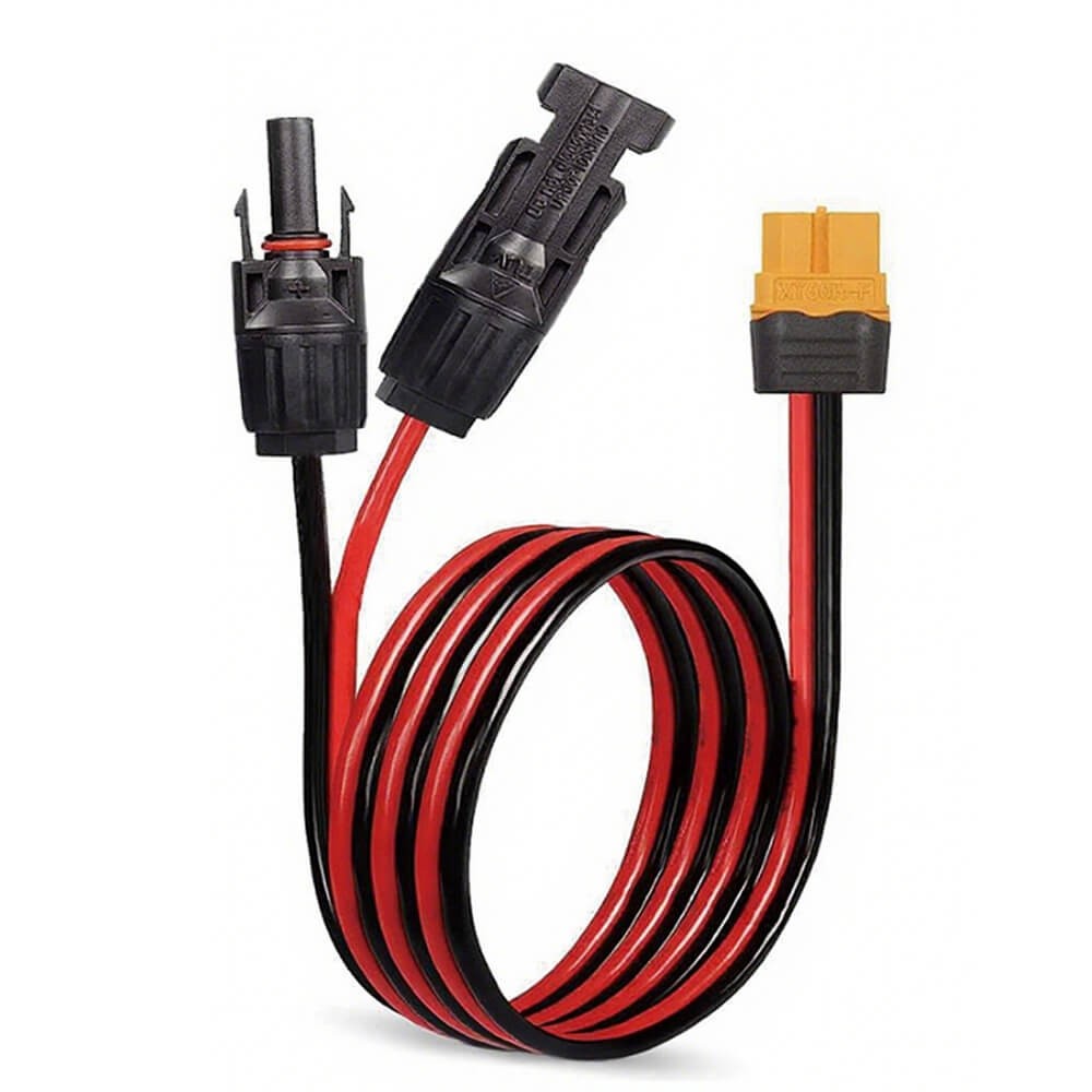 Solar Panel Plug To XT60 Female 12AWG Adapter Connecting Cable Power Wire
