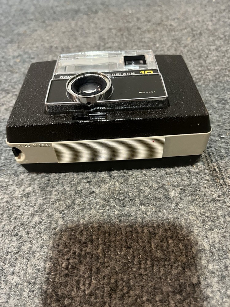 Vintage Keystone Everflash 10 Camera With Case Untested
