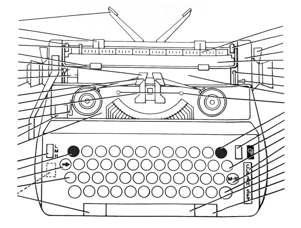 1960s Sears Citation Typewriter User Instruction Manual