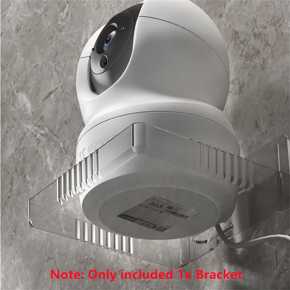 2Pack Wall Mount Bracket Storage Tv Box Router Shelf Set-Top Box Single-Layer