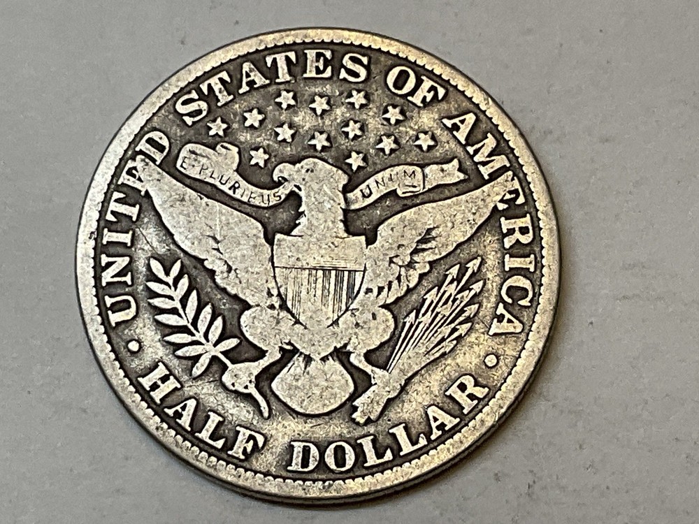 1909-P Barber Half