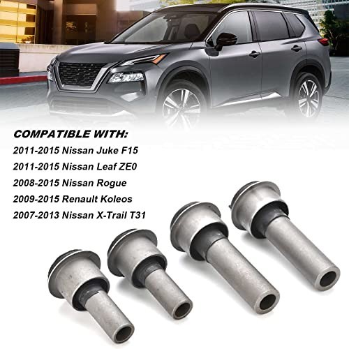 4PCS Front Bushing Engine Cradle Subframe Crossmember Kit Compatible with Nissan