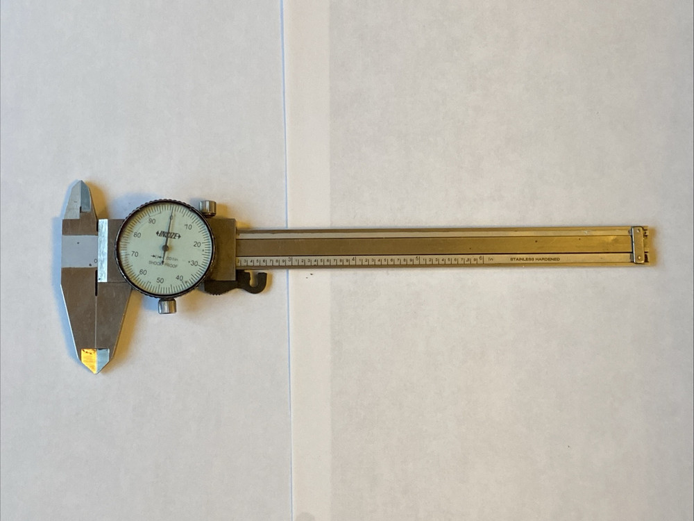 INSIZE Dial Caliper 0.001" Accuracy 0" to 8"