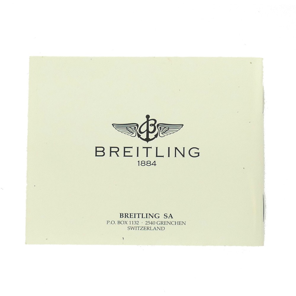 BREITLING CHRONOMAT USER MANUAL