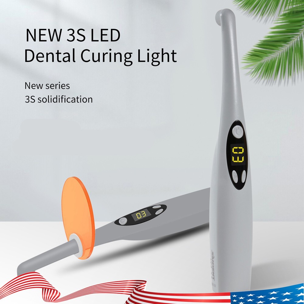 Dental Wireless 3 Second LED Curing Light Cure Lamp High Power curing light OR
