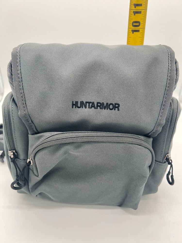 HUNTARMOR Binocular Chest Pack Gray Hunting Bino Harness Bag