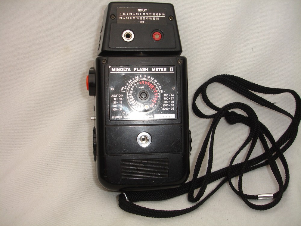 MINOLTA FLASH Meter II with strap, Vintage Light meter