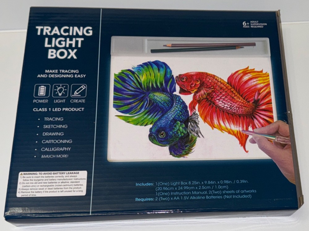 Tracing Light Box for Drawing and Art Projects