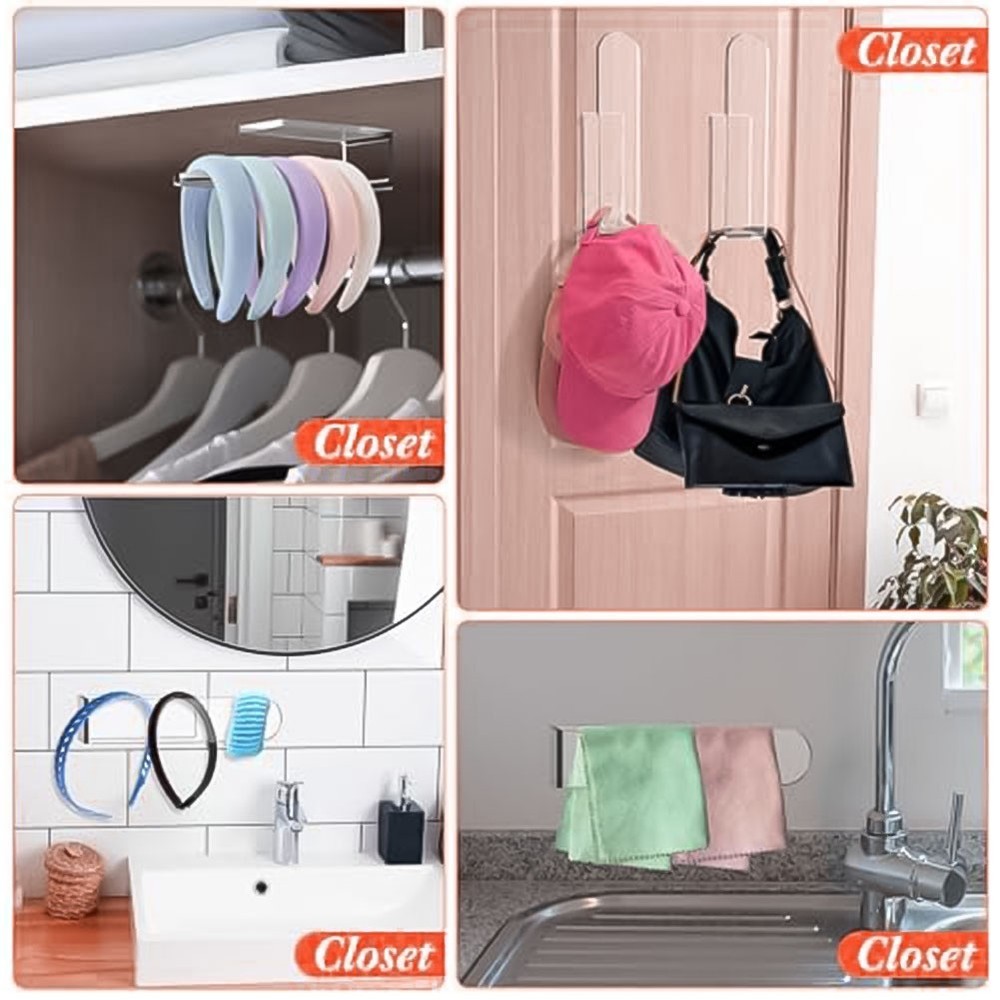 Neat and Functional 2PCS Acrylic Storage for Baseball Cap Organization