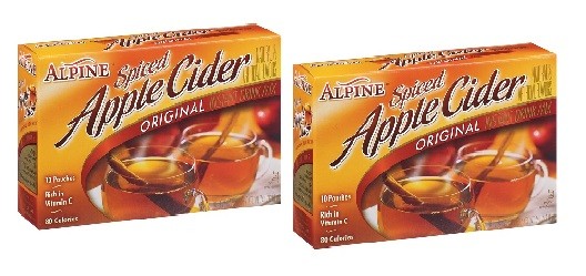Alpine Spiced Apple Cider Instant Drink Mix 2 Box Pack