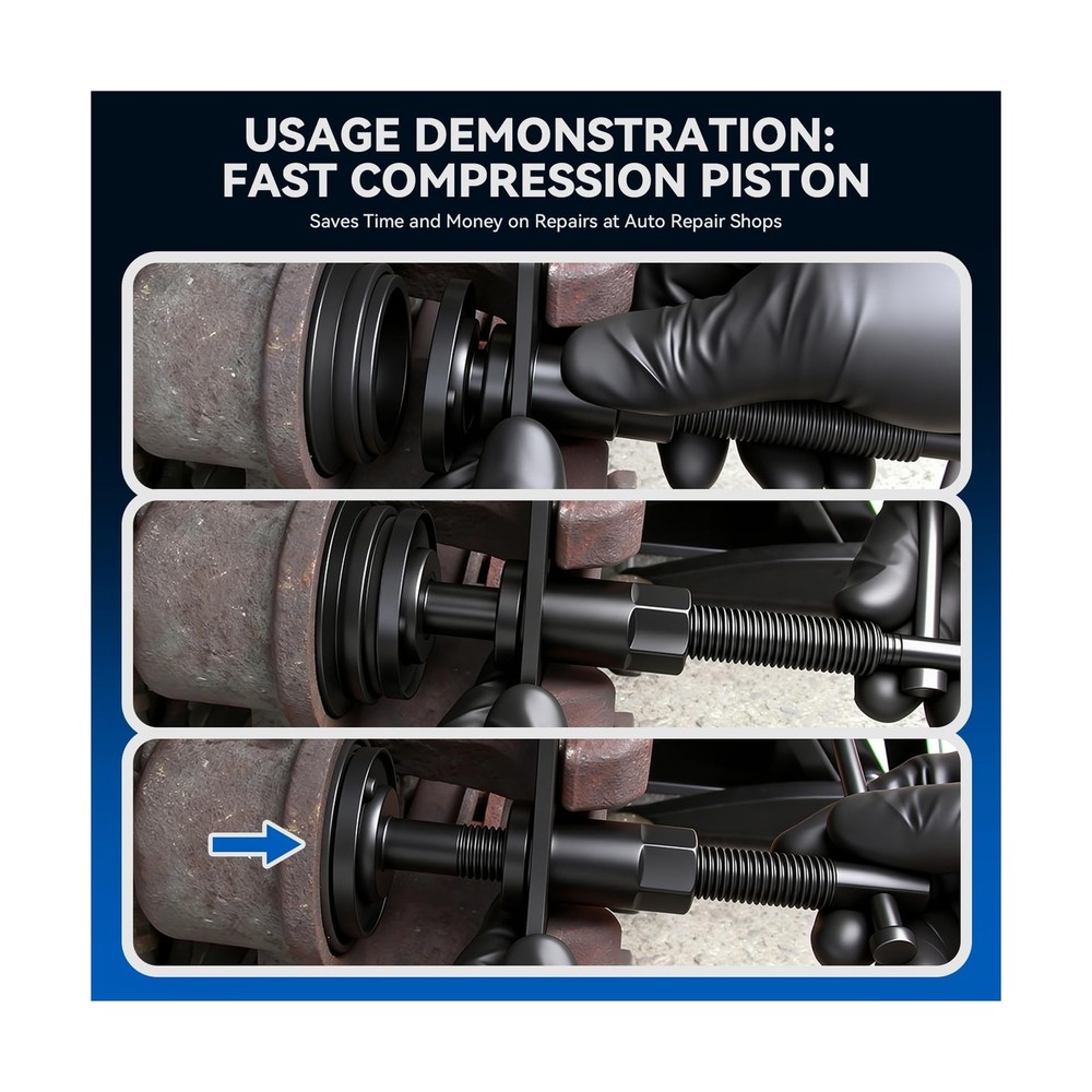 KELIN 22pc Brake Caliper Compression Tool Set, Heavy Duty Brake Piston Compre...