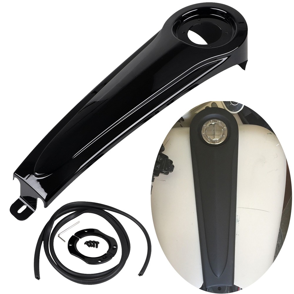 ABS Plastic Front Dash Fuel Console Tank Panel Cover For Harley Road Glide FLTR
