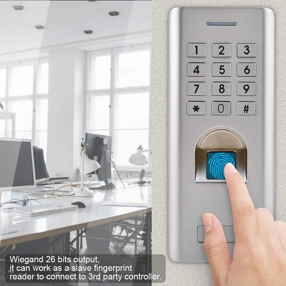 Biometric Fingerprint Access Controller Reader SF2 IP66 Metal Waterproof NEW