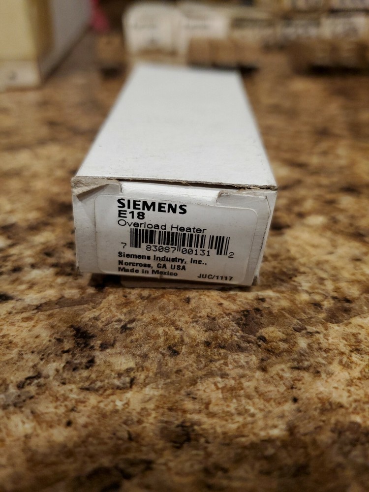 Siemens E18 OVERLOAD HEATER