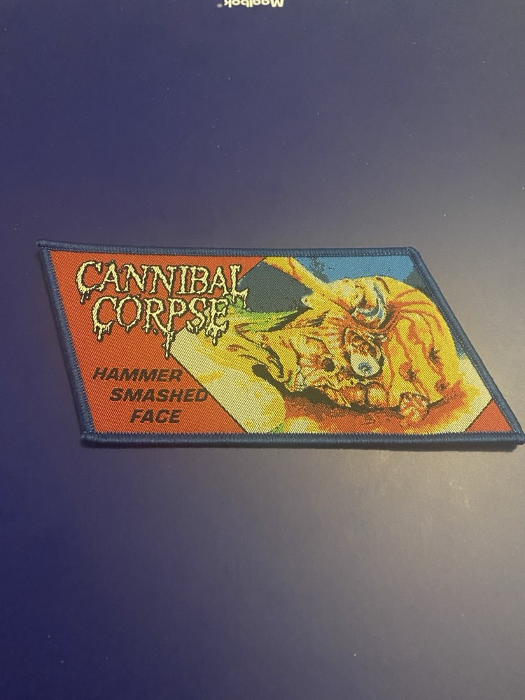 2024 CANNIBAL CORPSE Hammer Smashed Face Woven Sew On Patch