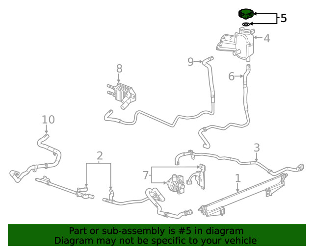 Genuine GM Reservoir Cap 13558569