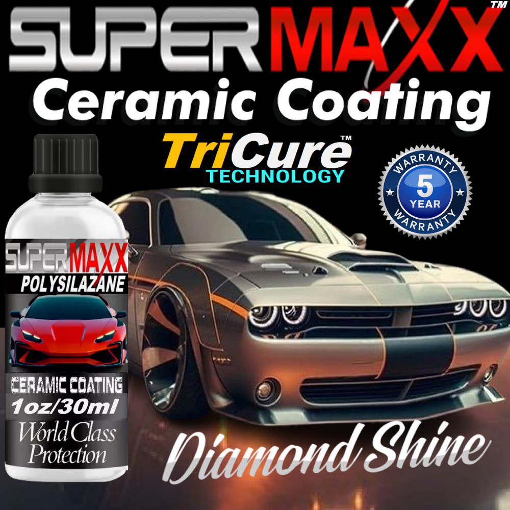 CERAMIC CAR COATING PRO GRADE "5 YEAR "ADVANCED DIAMOND SHINE" GLOSS" - 1oz/30ml