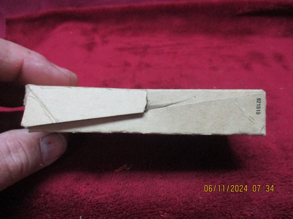Vintage USGI Caliber .30 M1909 Blank Ammo Box, (EMPTY)