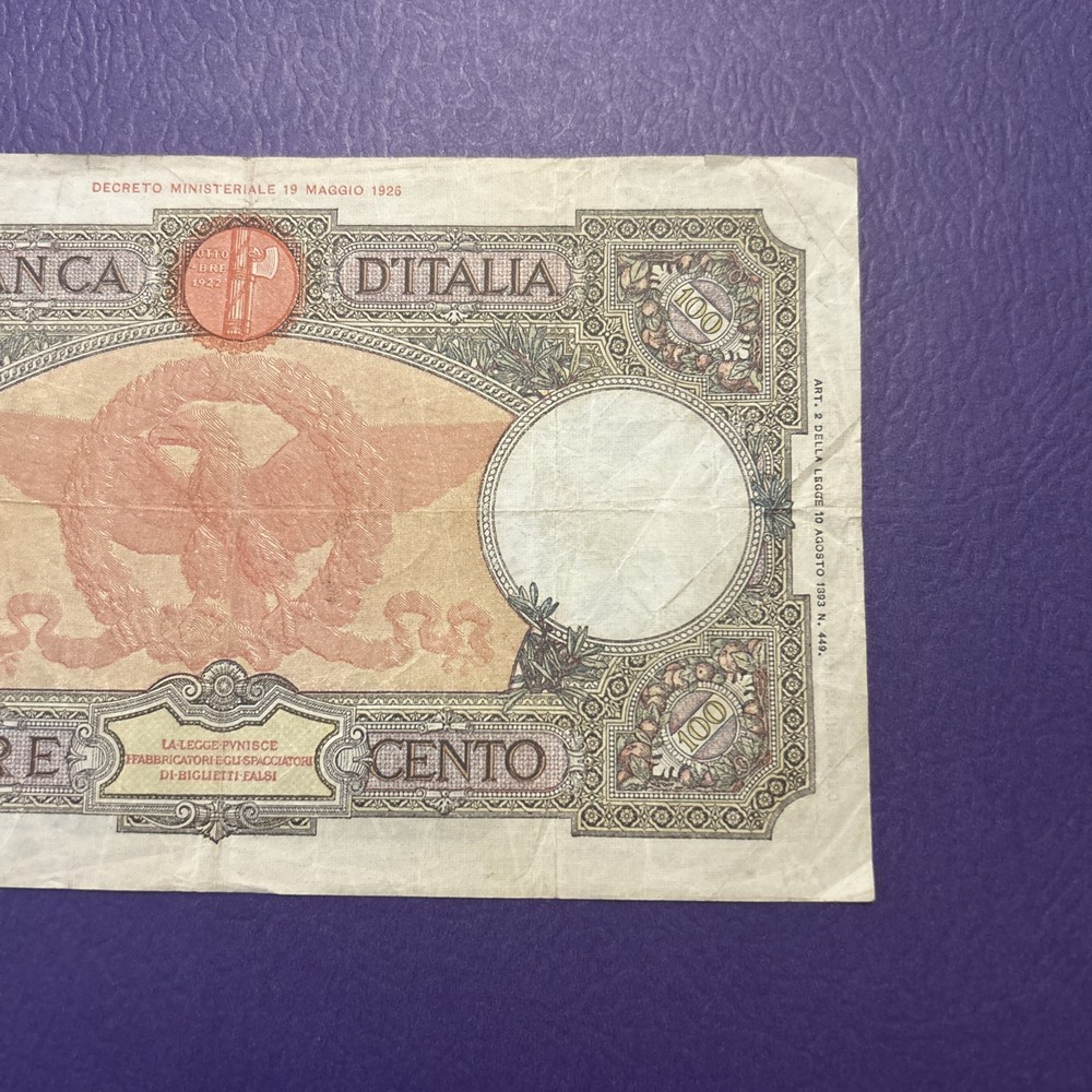 Italia- 100 lire-1935