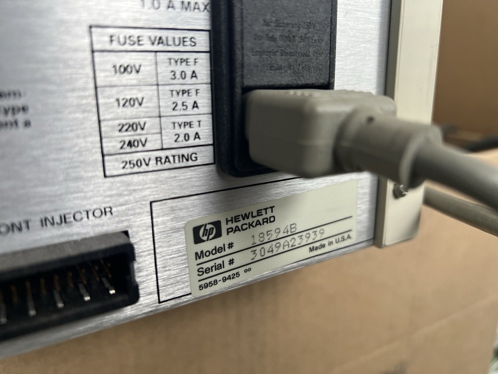 HP 7673 Autosample Controller Module 18594B w/ HP 10833B cable