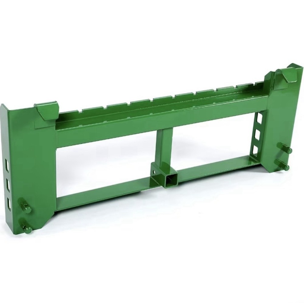 3000LB Trailer Pallet Fork Frame Attachment Skid Steer Loader Receiver Green