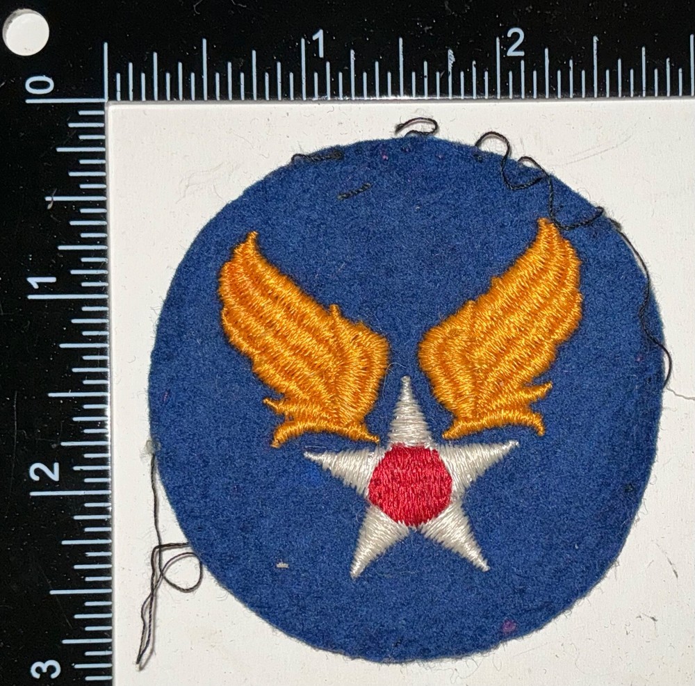 WWII US Army Air Force AAF Felt Variation WORN Patch