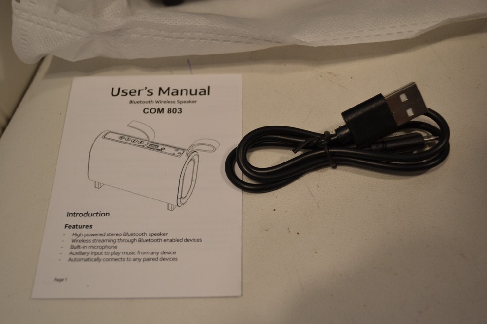 Comencn Portable Bluetooth Speaker Unique Shape Design