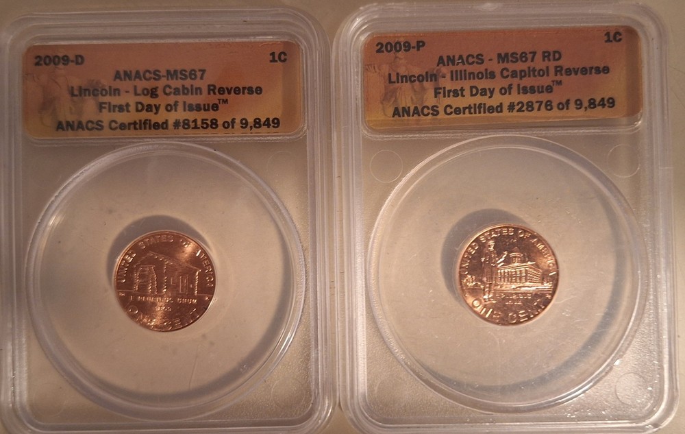 ANACS 2009 Lincoln Lot. See DISC.
