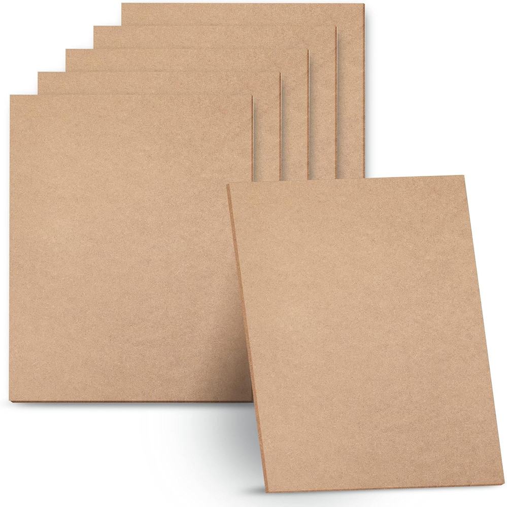 - 9X12 Hardboard 6 Pack - Great Alternative to Canvas Panel Boards
