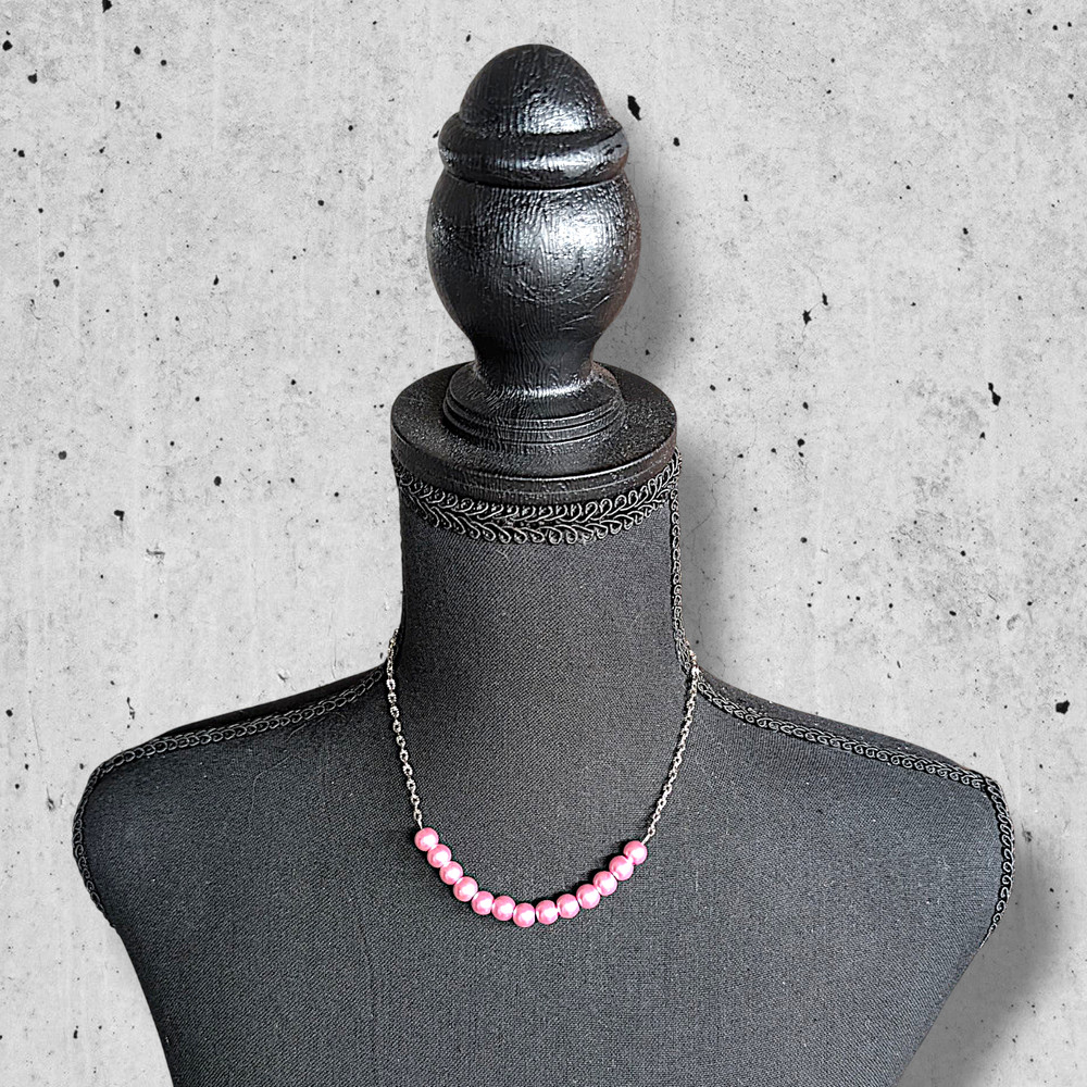 Soft Rose Necklace