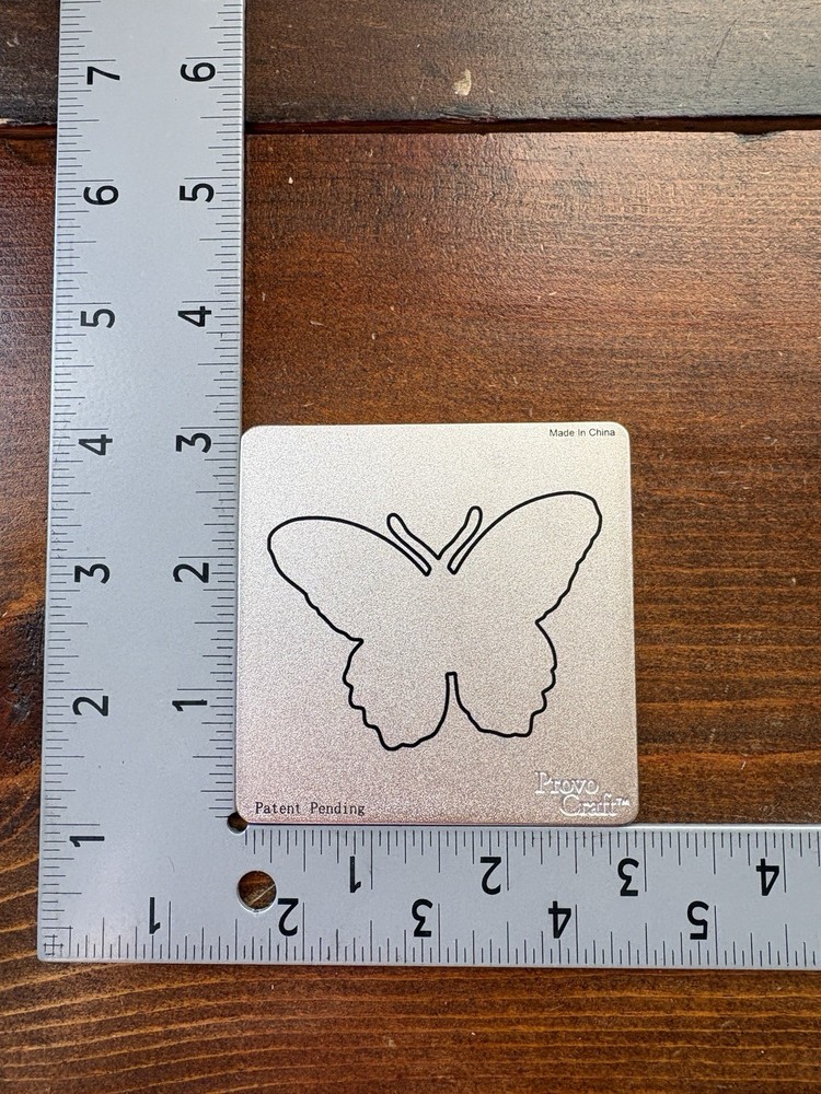 4 Small Butterfly Embossing Folders with Butterfly Die