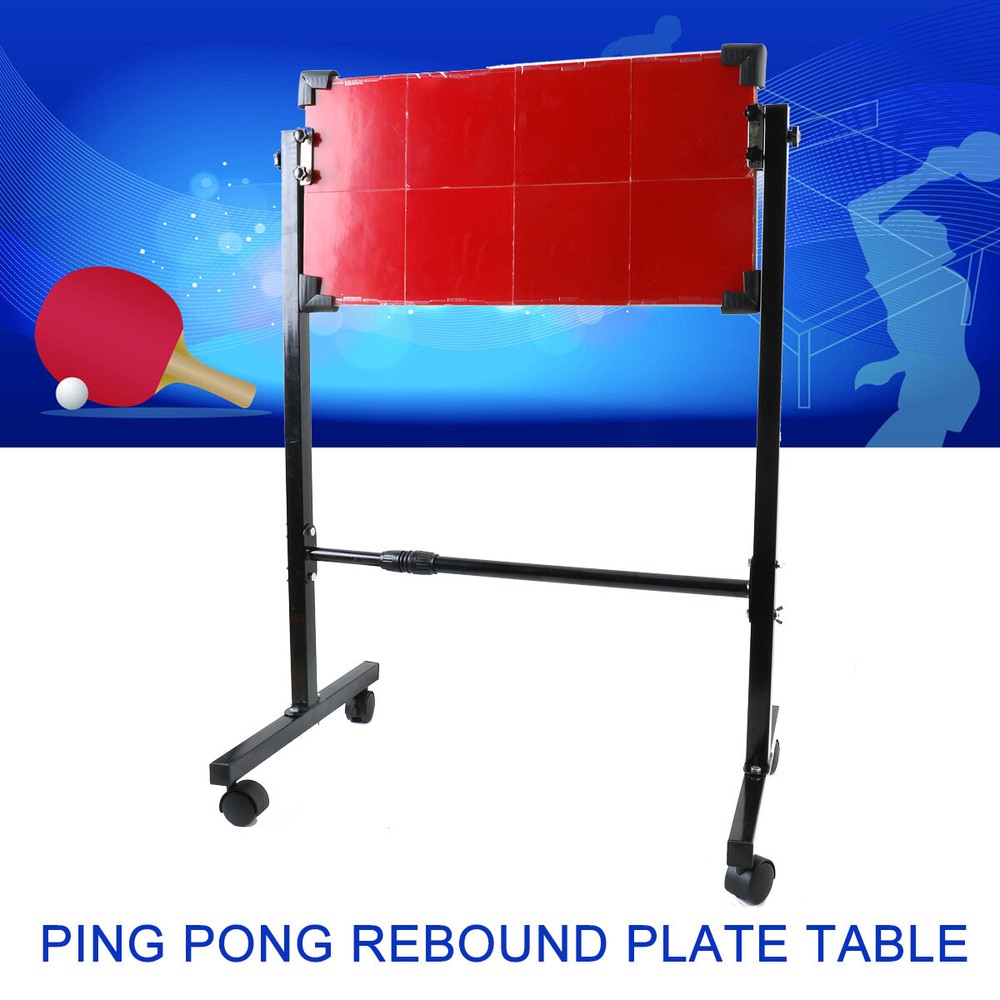 Table Tennis Return Board Ping Pong Rebound Board Single Self-study with Tripod