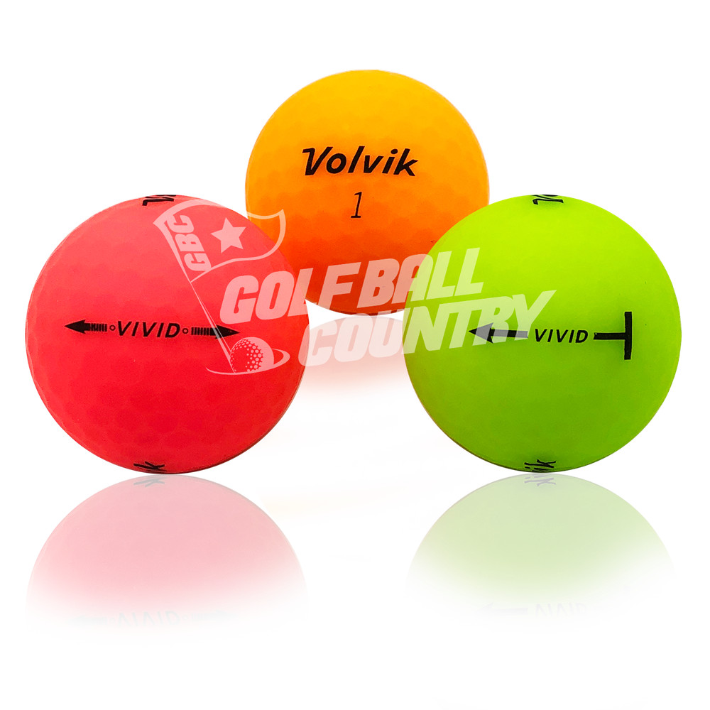 Volvik Vivid Matte Mix AAA (3A) Golf Balls - 48 Pack