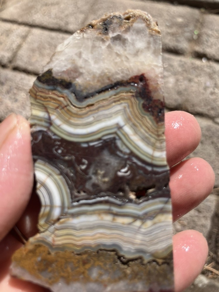 Crazy Lace Agate Slab